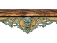 A Régence Style Polychrome Painted Console Table