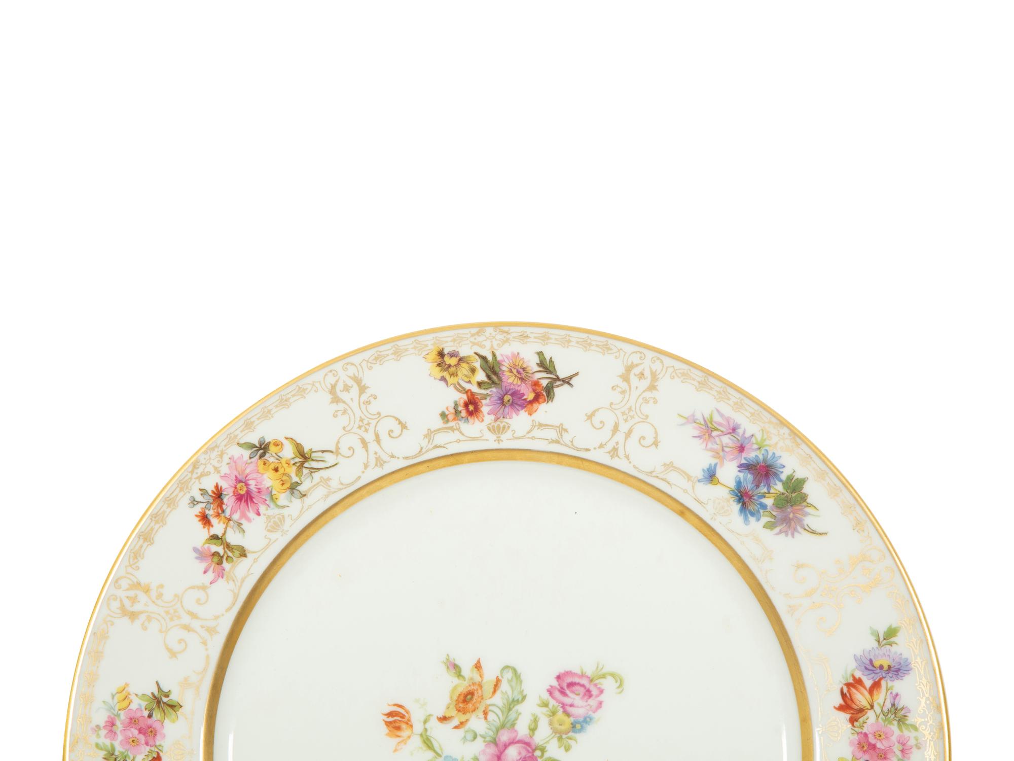 A Group of Limoges Porcelain Dinnerware