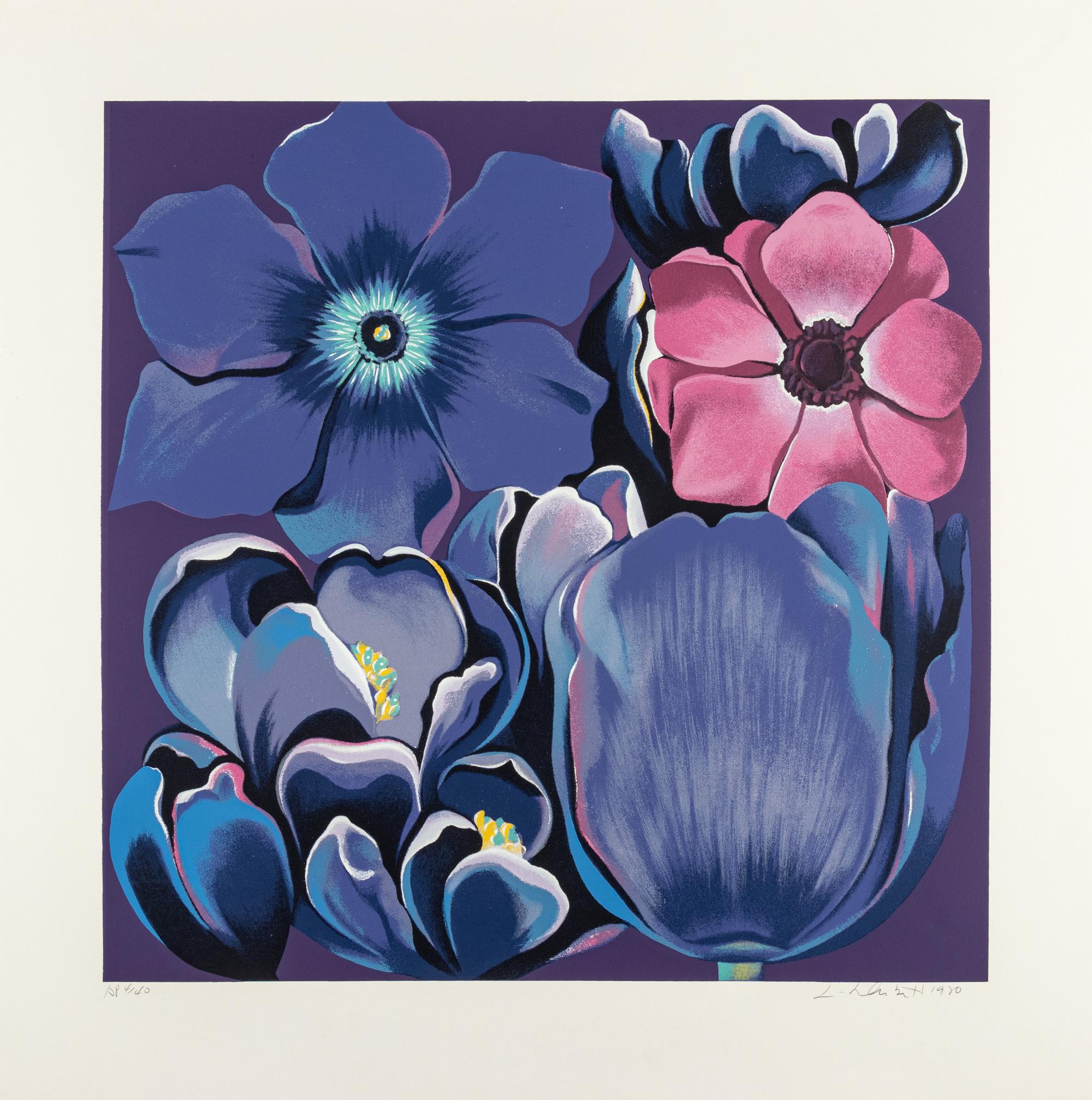 Eight prints (with portfolio case), 1980-1985