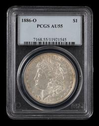 A United States 1886-O Morgan Silver Dollar Coin