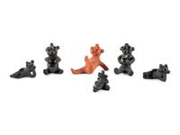 Koshare Storyteller Turtle PLUS, Santa Clara Koyemsi Pottery Figures