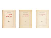 BEAUVOIR, Simone de (1908-1986). A group of 4 works in French, including vols.II-IV of her autobiography, comprising: