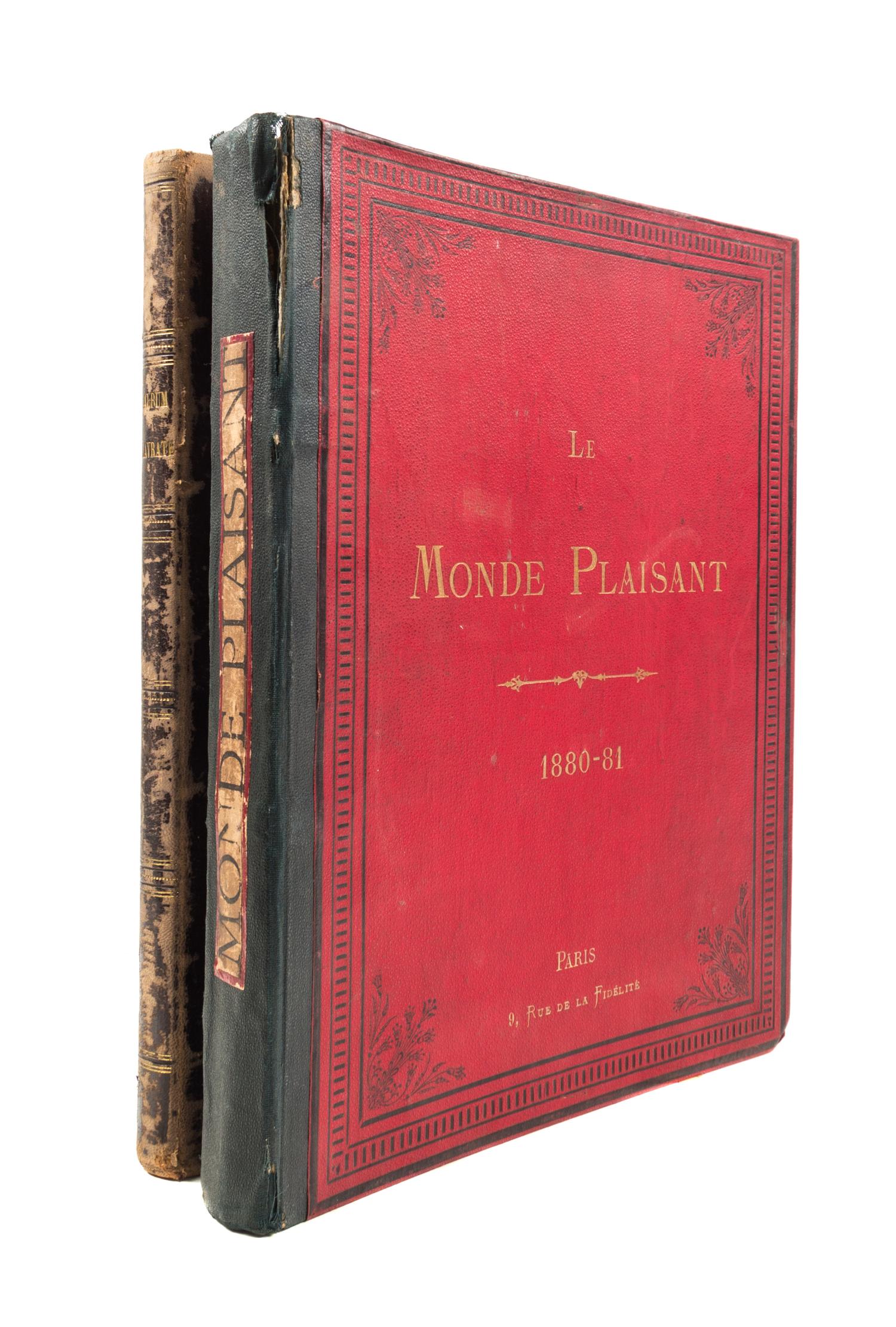 (CARICATURE) LAVRATE, EDMUND. Le Monde Plaisant, Paris, 1880, with Album Lavrate, n.d.