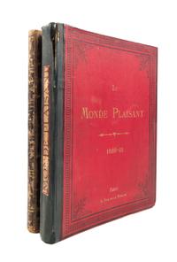 (CARICATURE) LAVRATE, EDMUND. Le Monde Plaisant, Paris, 1880, with Album Lavrate, n.d.