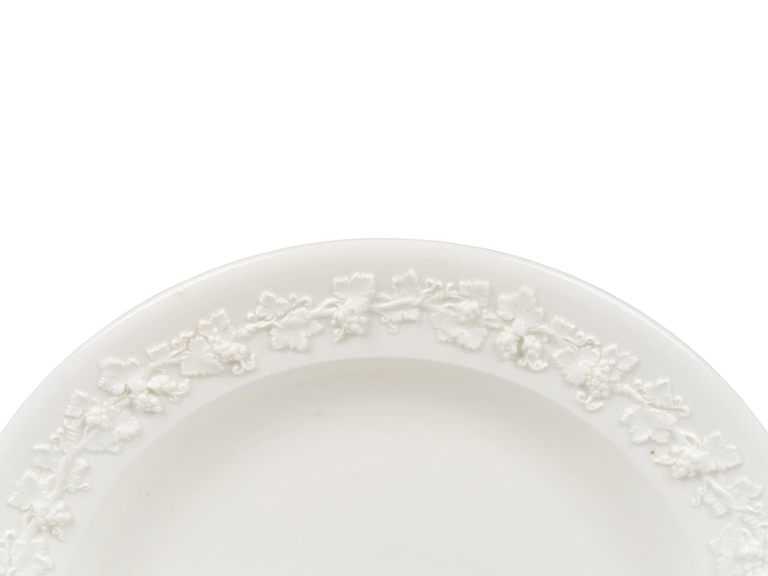 A Wedgwood Embossed Queensware Ceramic Dinner Service
