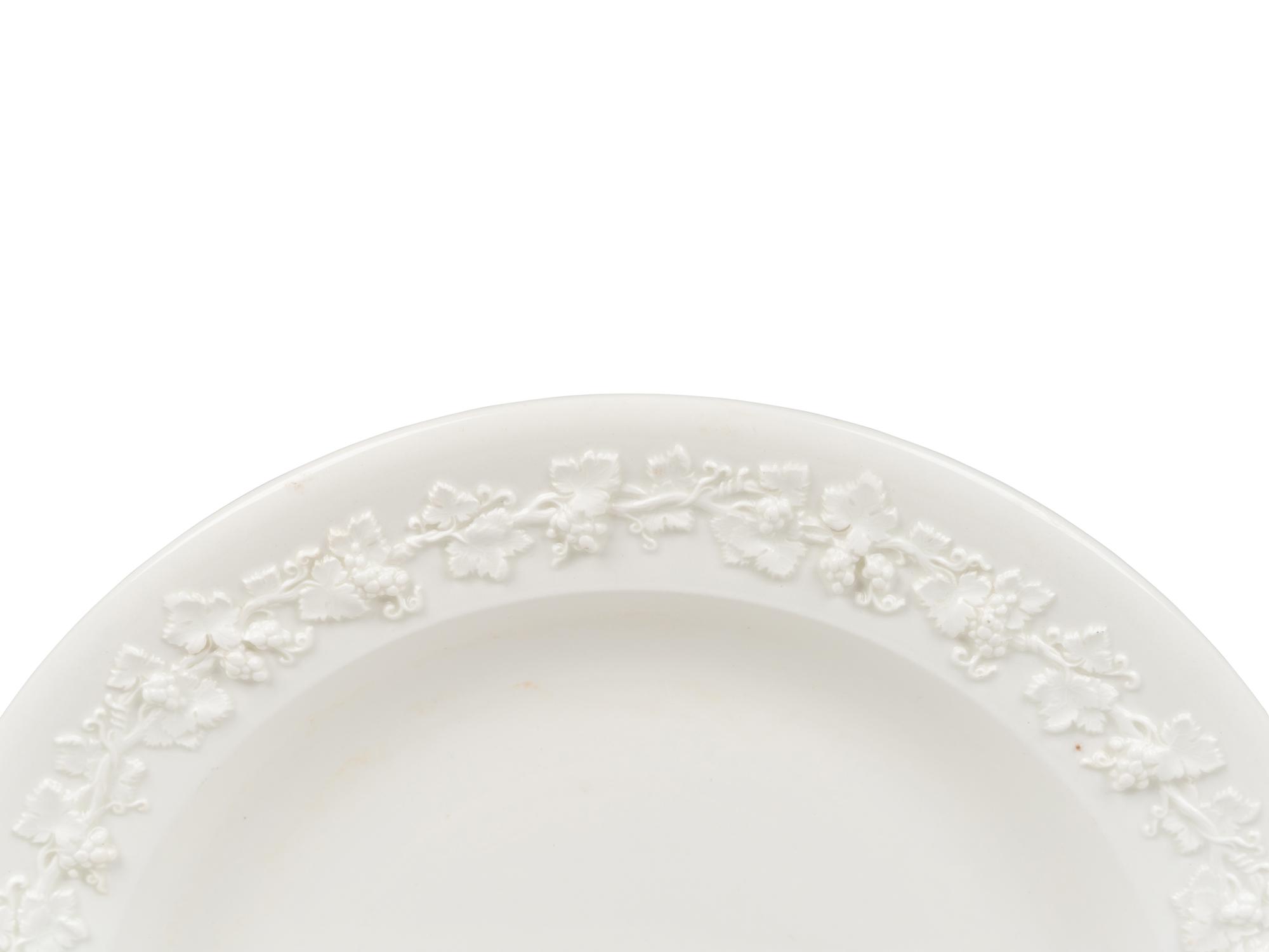 A Wedgwood Embossed Queensware Ceramic Dinner Service