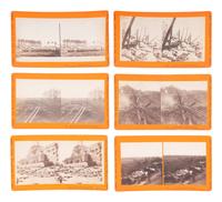 [CIVIL WAR]. A group of 23 stereoviews featuring significant locations and events throughout the war. Hartford, CT: Taylor & Huntington, ca 1890s.