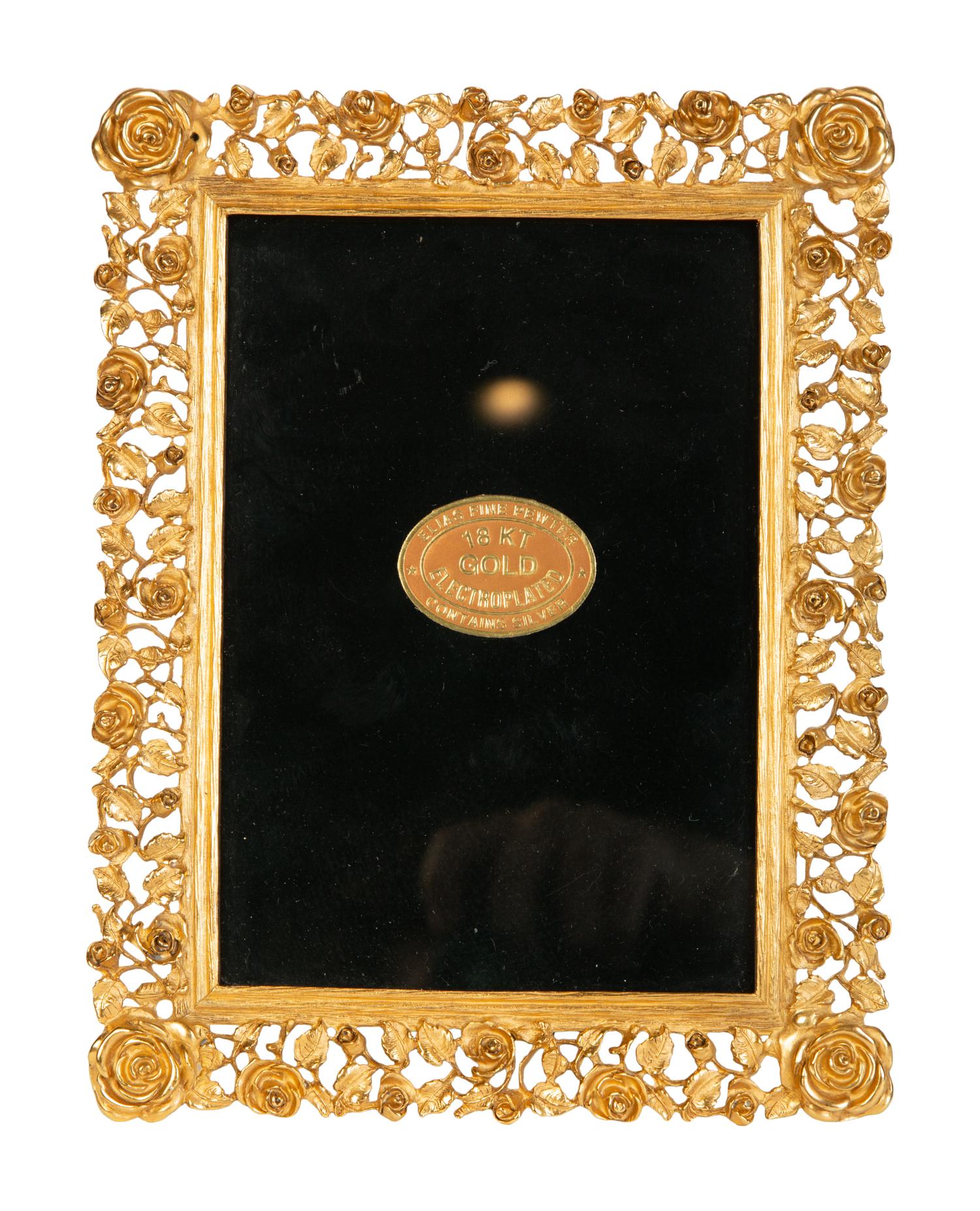 A Group of Six Gilt Metal Picture Frames — 19th/20th Century