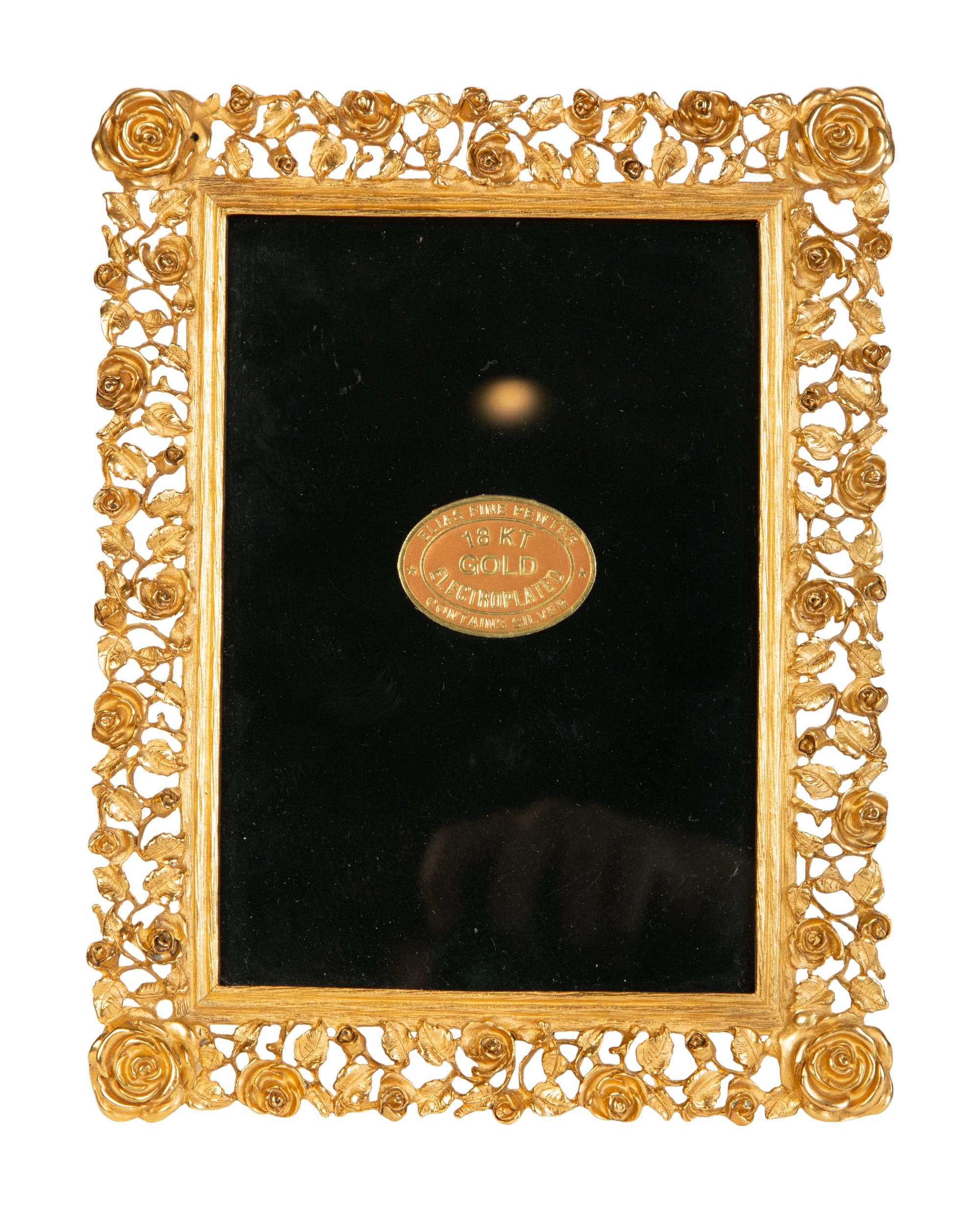 A Group of Six Gilt Metal Picture Frames — 19th/20th Century