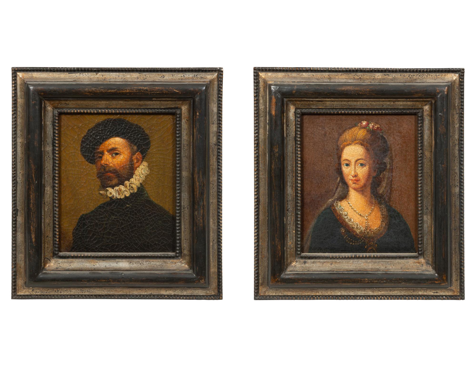Man with White Ruff and Woman with Pearl Necklace