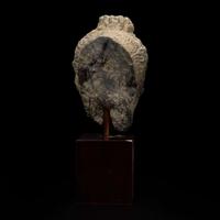 A carved schist head of a Buddha, Gandhara 健陀罗片岩佛首 3rd - 5th Century or earlier ????????