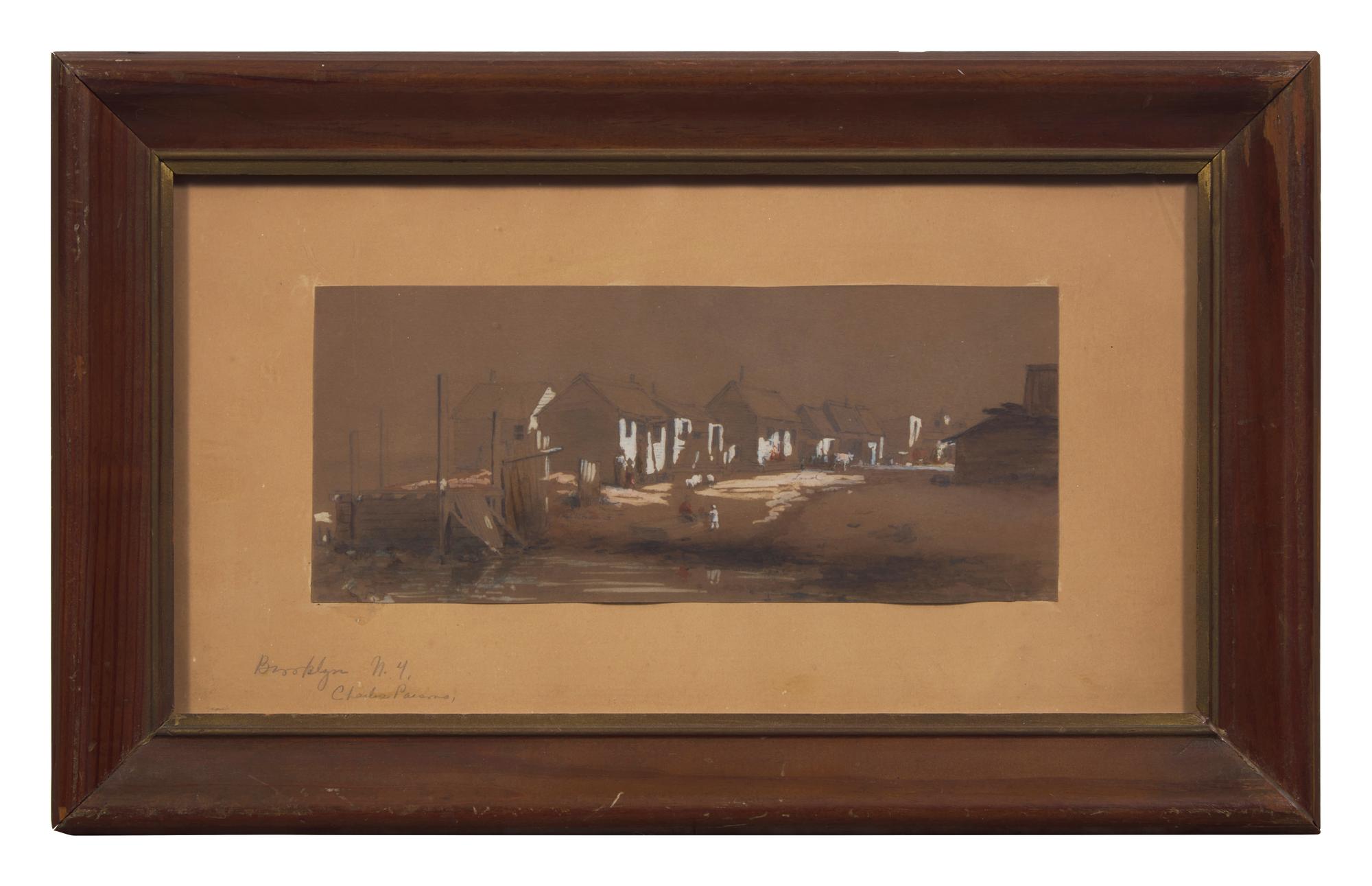 Charles Parsons (1821-1910), A Street View in Brooklyn, New York