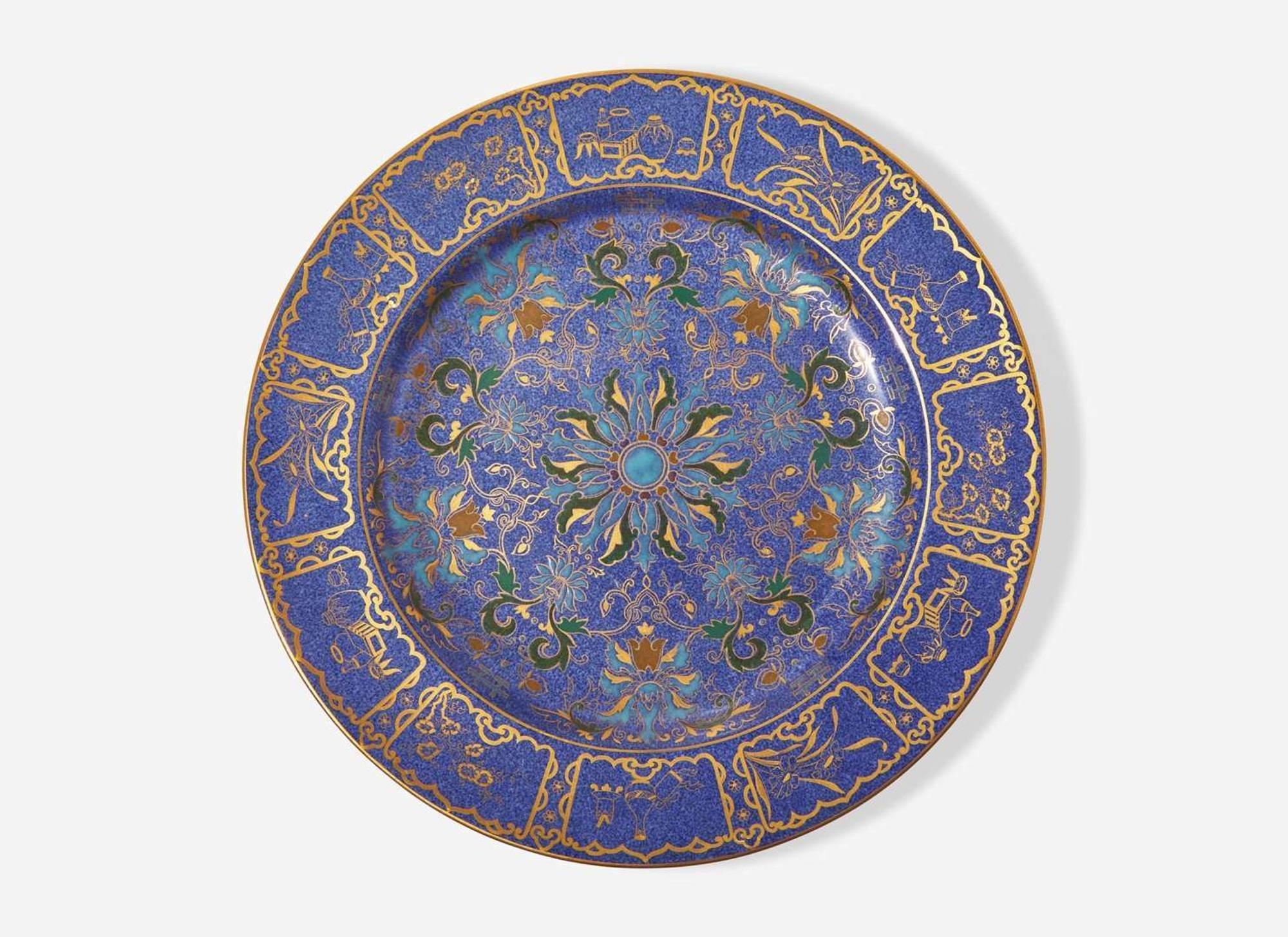 A Wedgwood Mabel Tatton Decorated Bone China Plate, UK, 1910s
