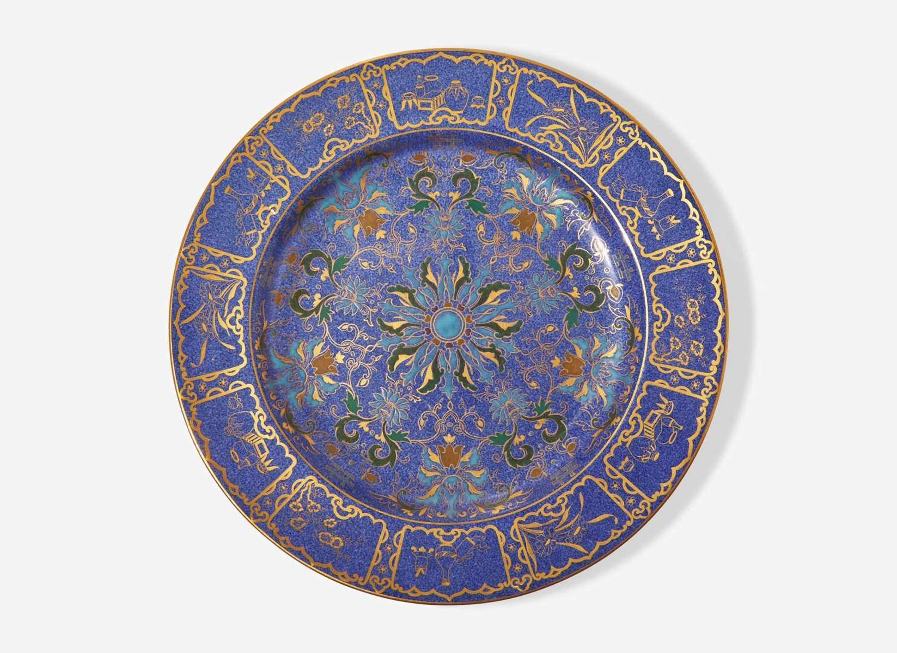 A Wedgwood Mabel Tatton Decorated Bone China Plate, UK, 1910s