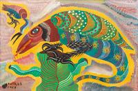 Chico da Silva (Brazilian, 1910–1985) — Untitled, 1969