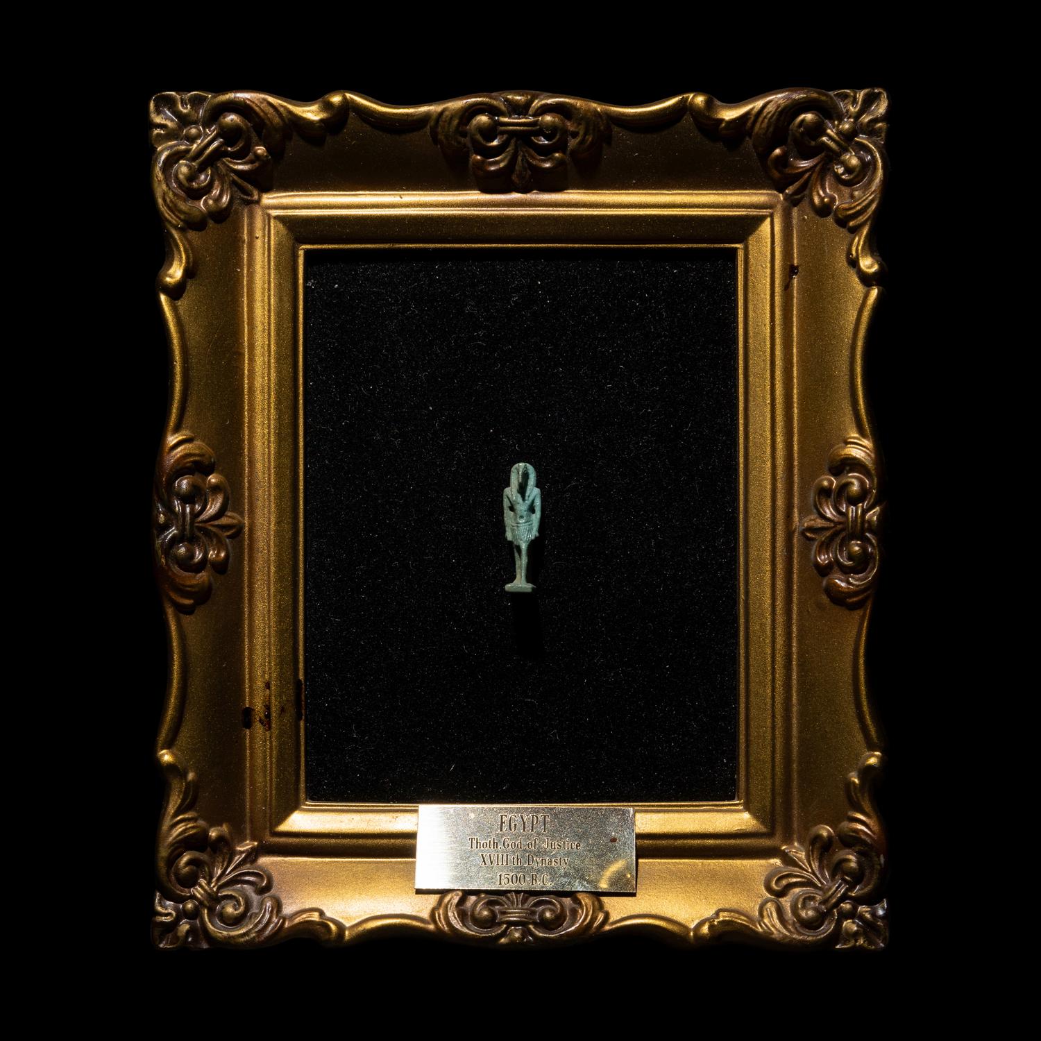 An Egyptian Faience Thoth