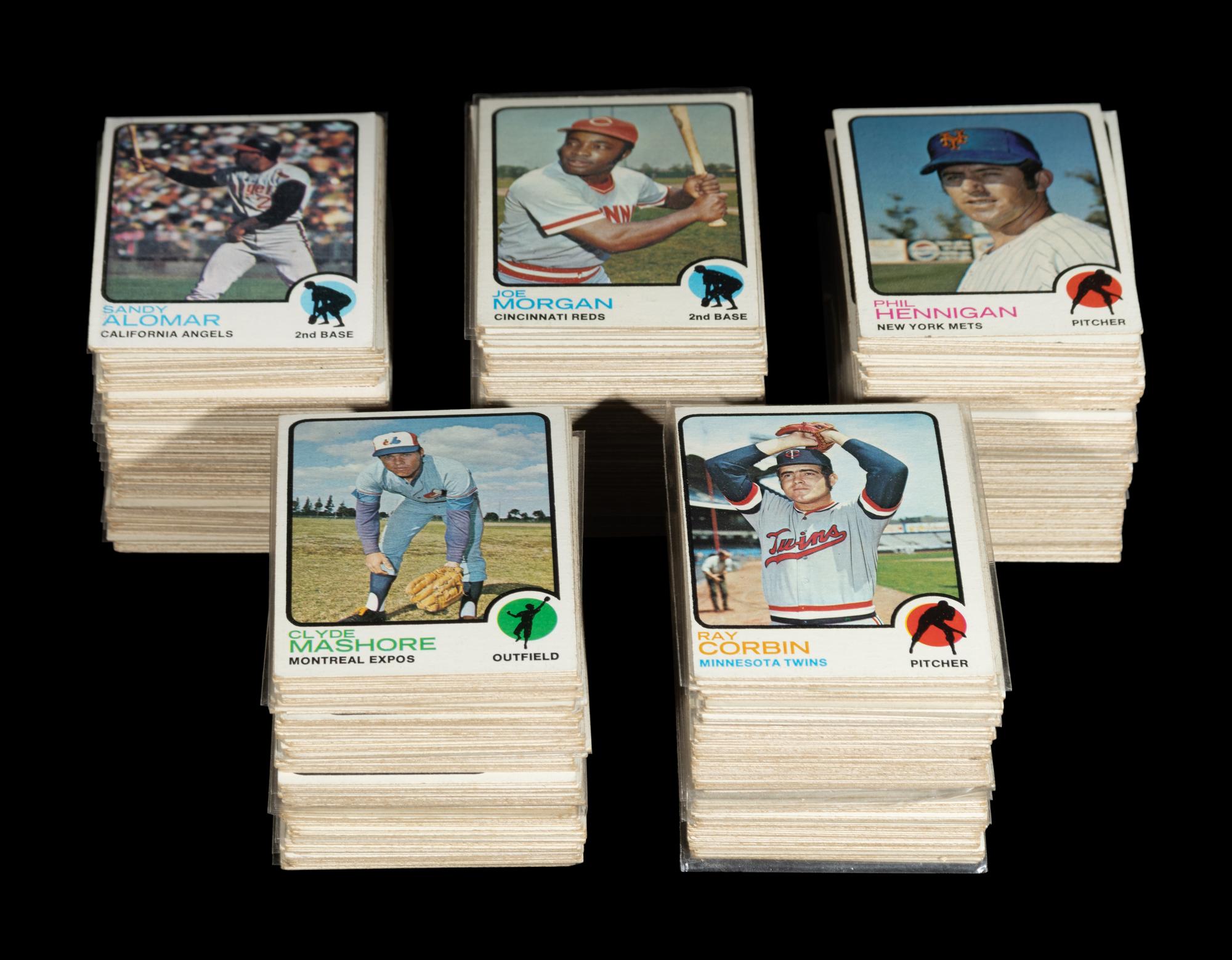 A Complete Set of 1973 Topps Baseball Cards Including Mike Schmidt Rookie Card and Team Checklists (660/660)