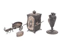 Four Dutch Silver Table Articles