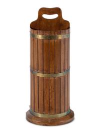 An English Brass-Bound Stick Stand