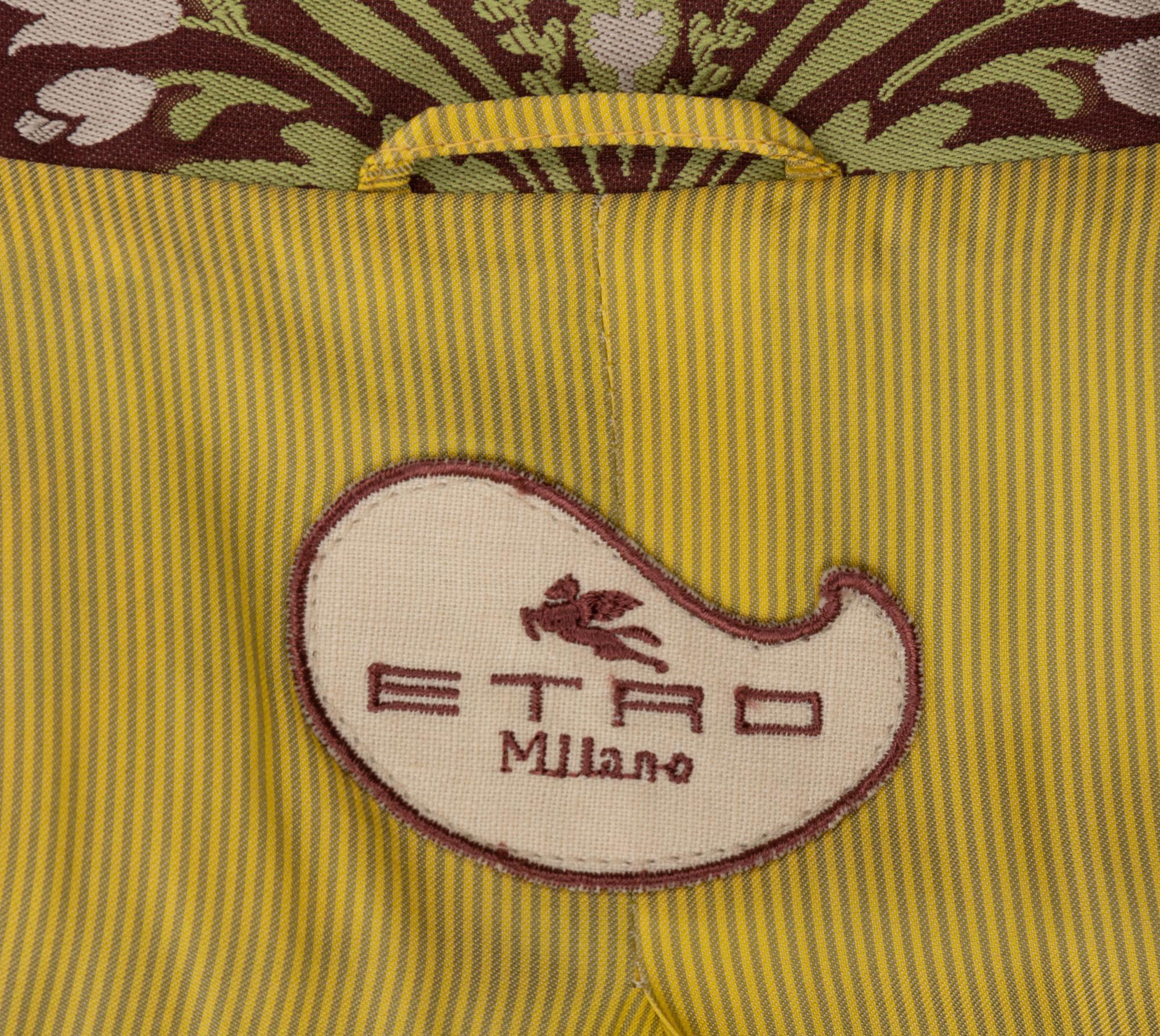Five Etro Pieces: Two Jackets, Two Knit Dresses, One Knit Top