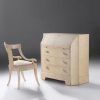 Drop-Front Desk and Chair, c. 1943 William J. Quigley, USA