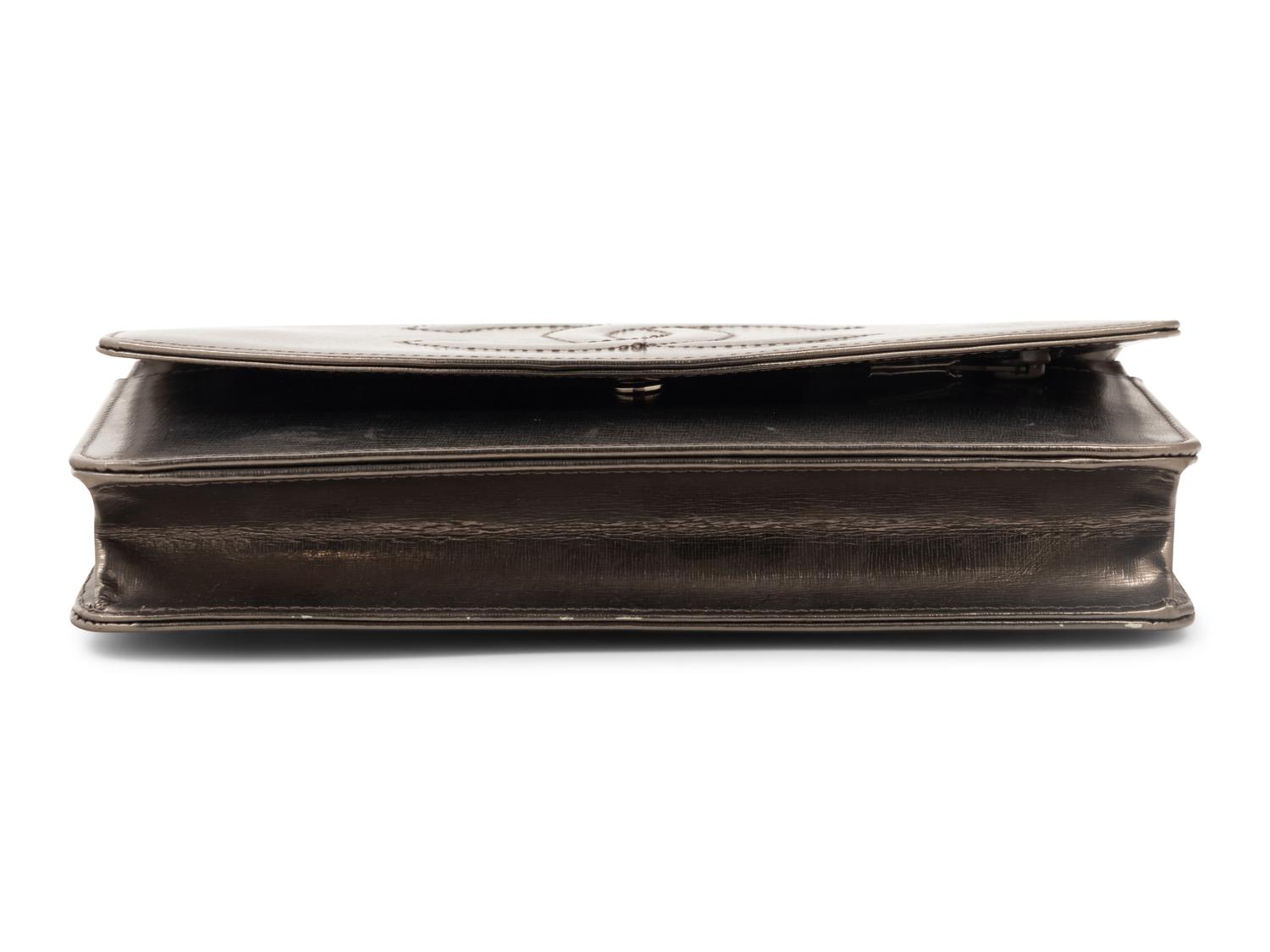 Chanel Metallic Leather Wallet Bag, 2008-2009