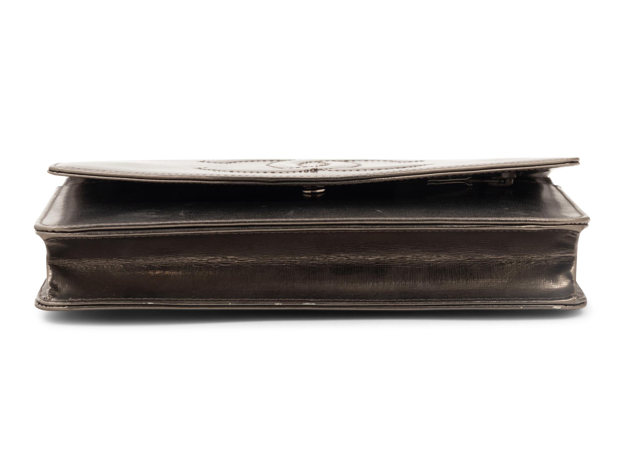 Chanel Metallic Leather Wallet Bag, 2008-2009