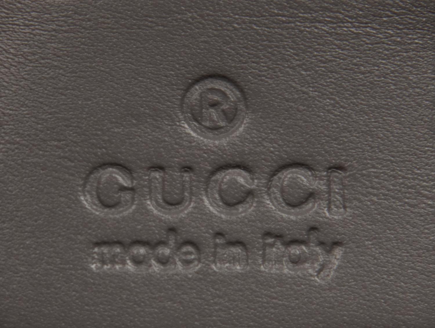 Gucci Guccissima Grey Leather Tote