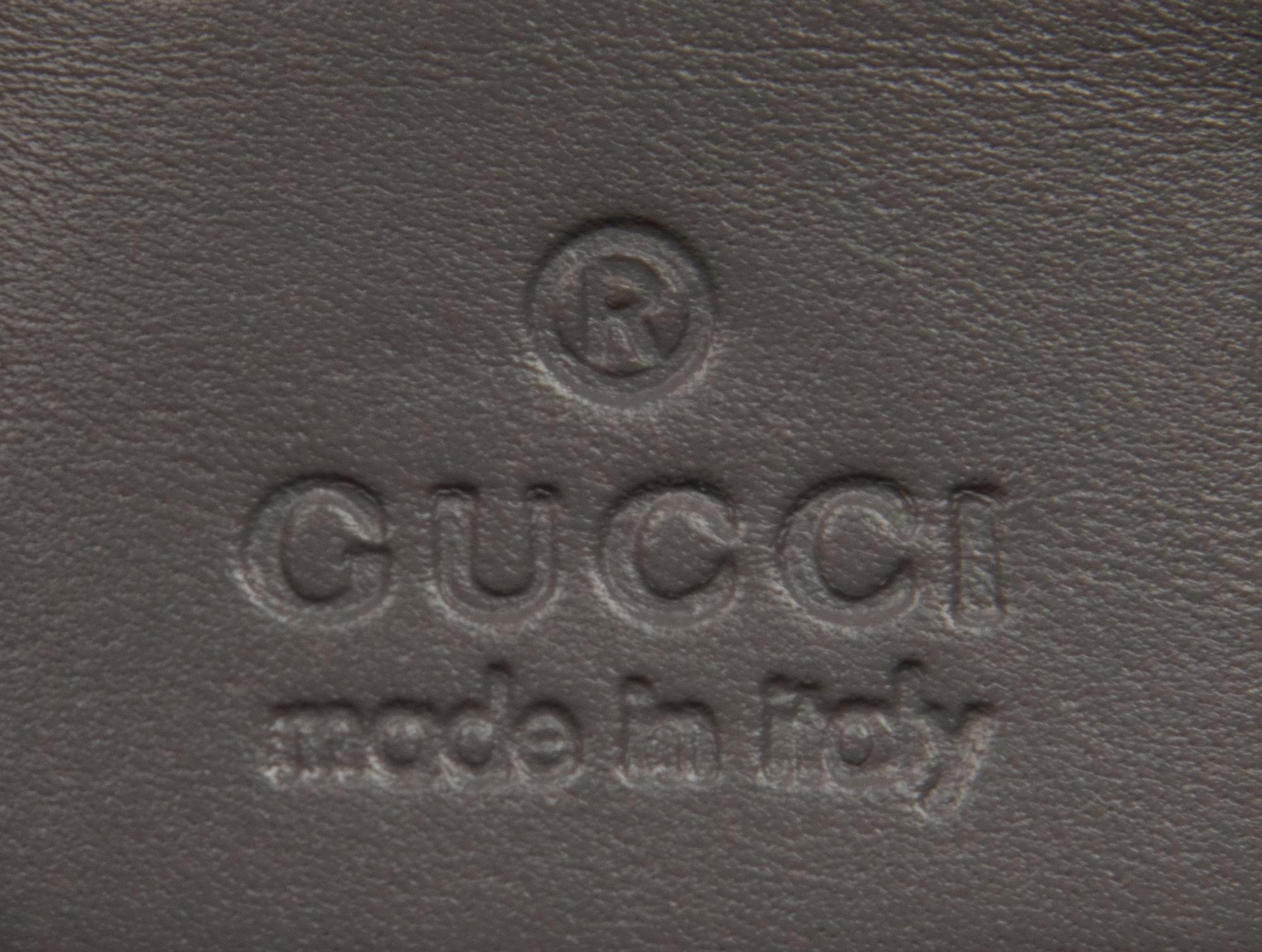 Gucci Guccissima Grey Leather Tote