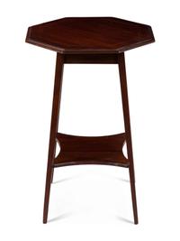 An Edwardian Mahogany End Table