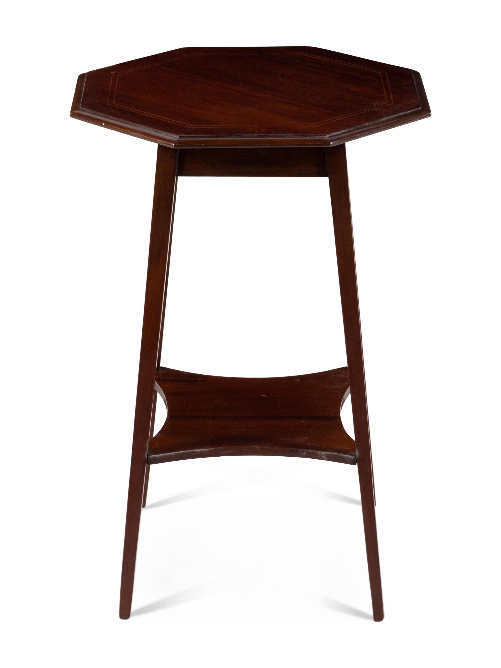 An Edwardian Mahogany End Table