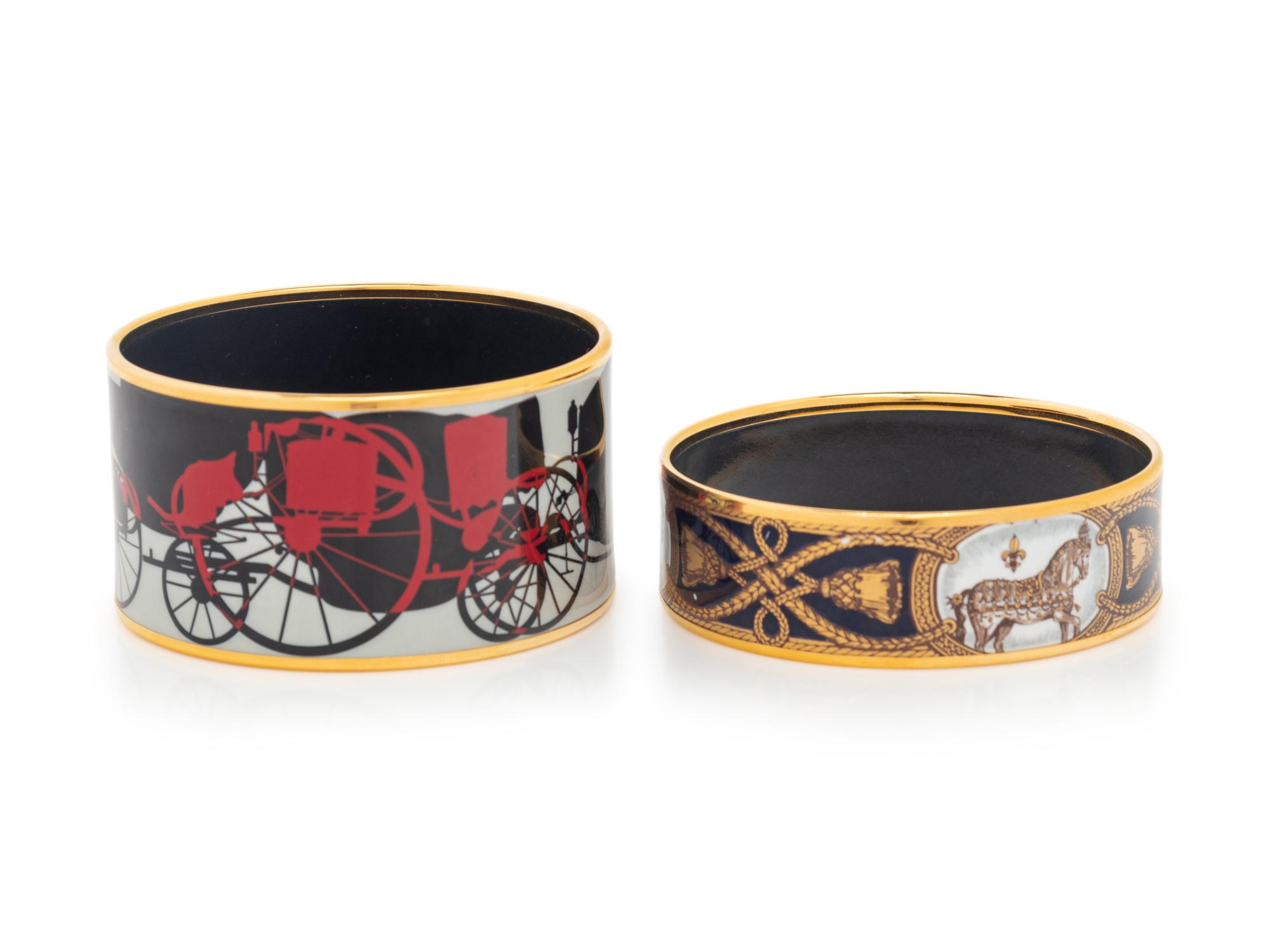 Two Hermès Bangles