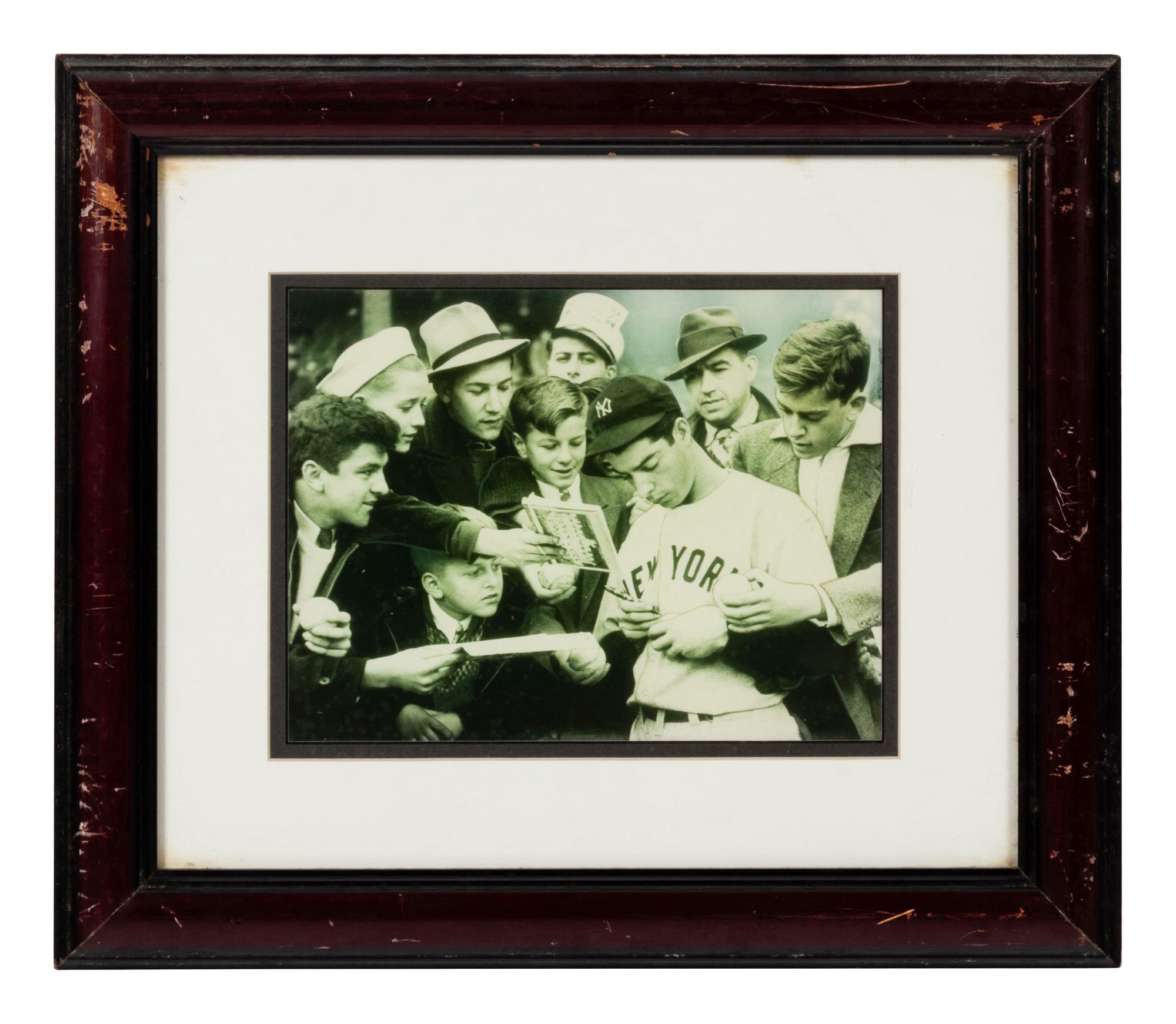 A Group of 11 Photographs of New York Yankees Players Formerly Displayed at Mike Ditka’s Restaurant