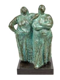 Francisco Zuniga, (Mexican, 1912-1998), Standing Juchitecas, 1965