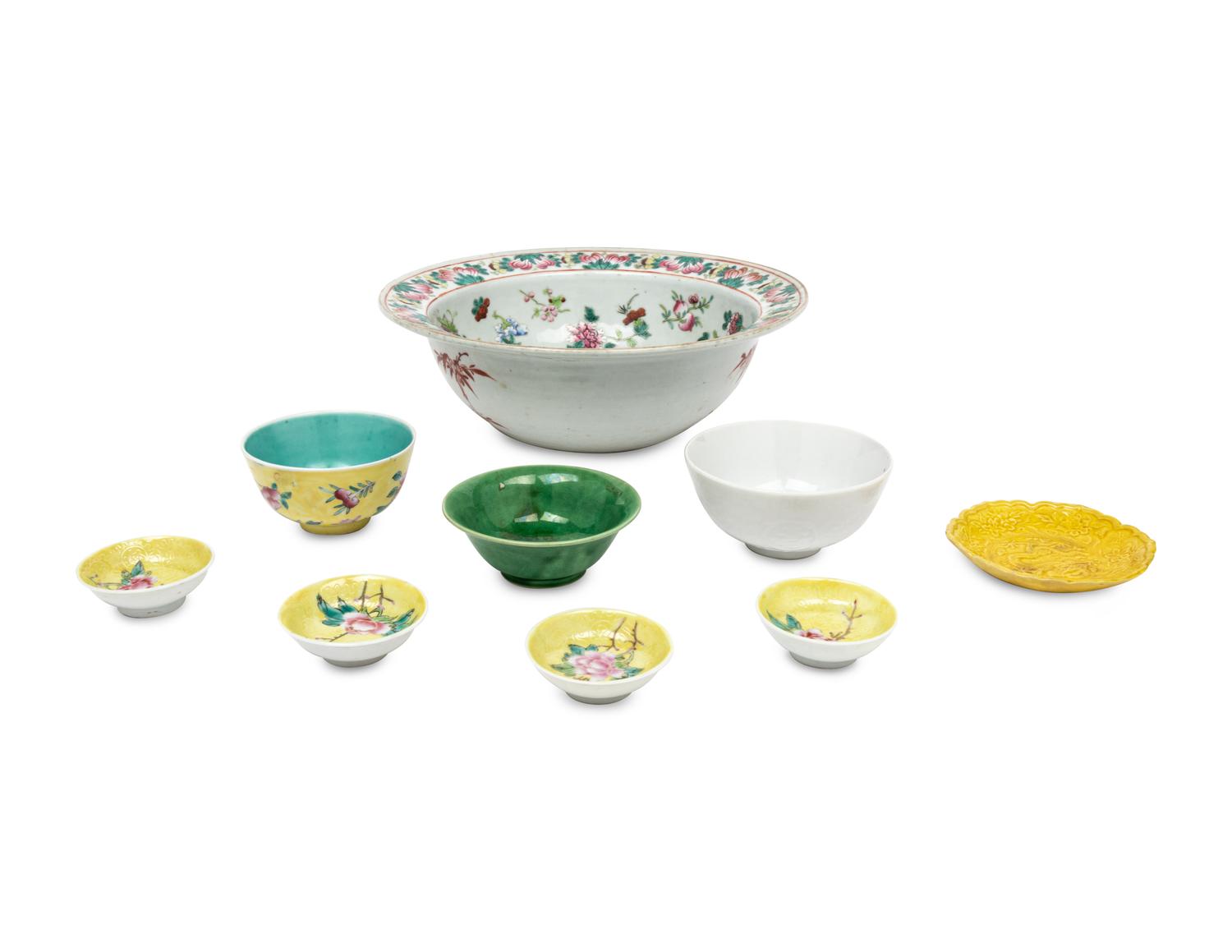 Nine Chinese Porcelain Wares
