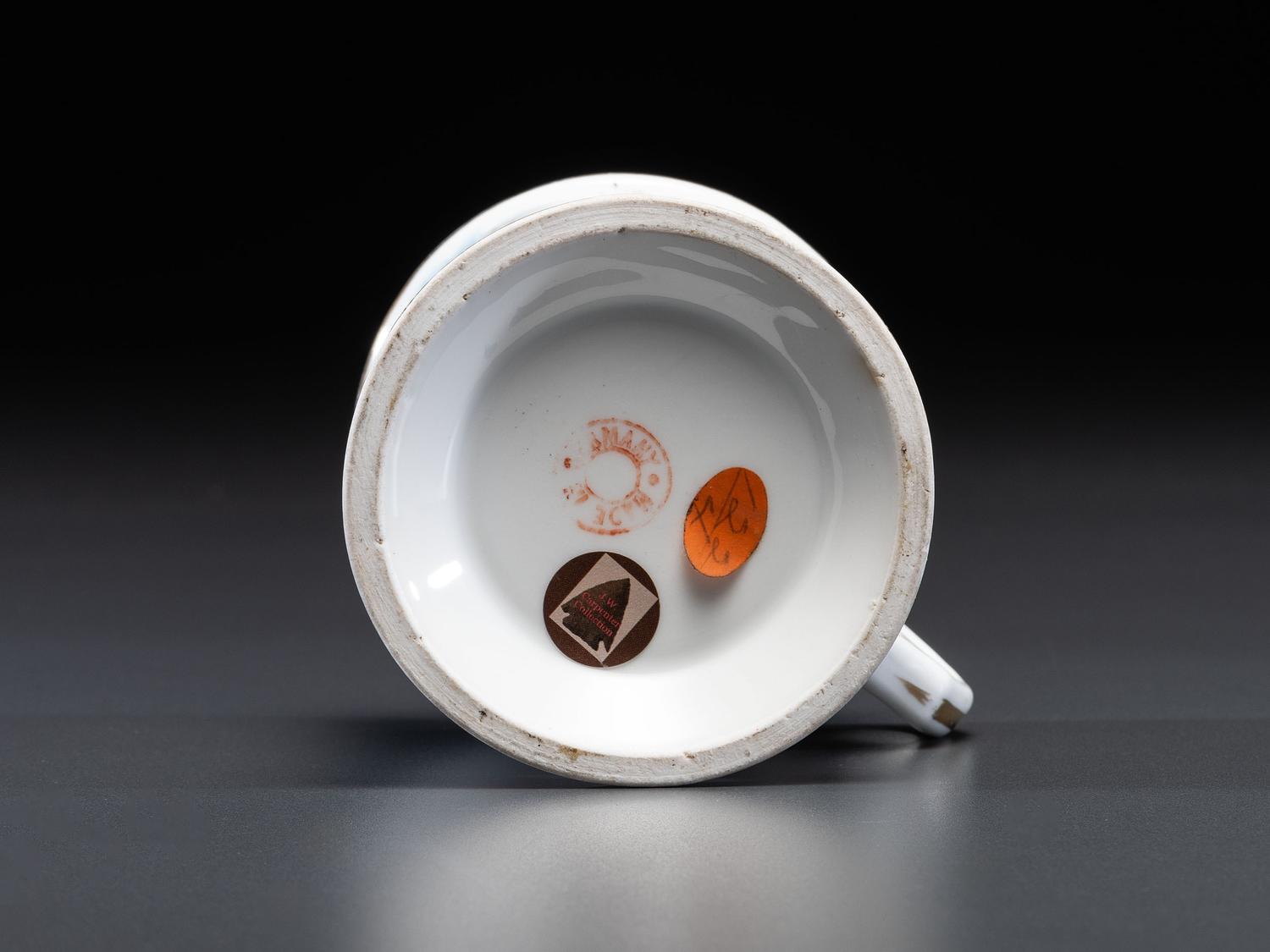 A Civil War Confederate Veteran's Porcelain Shaving Mug