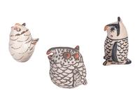 Acoma, Zuni, and Cochiti Pottery Owls