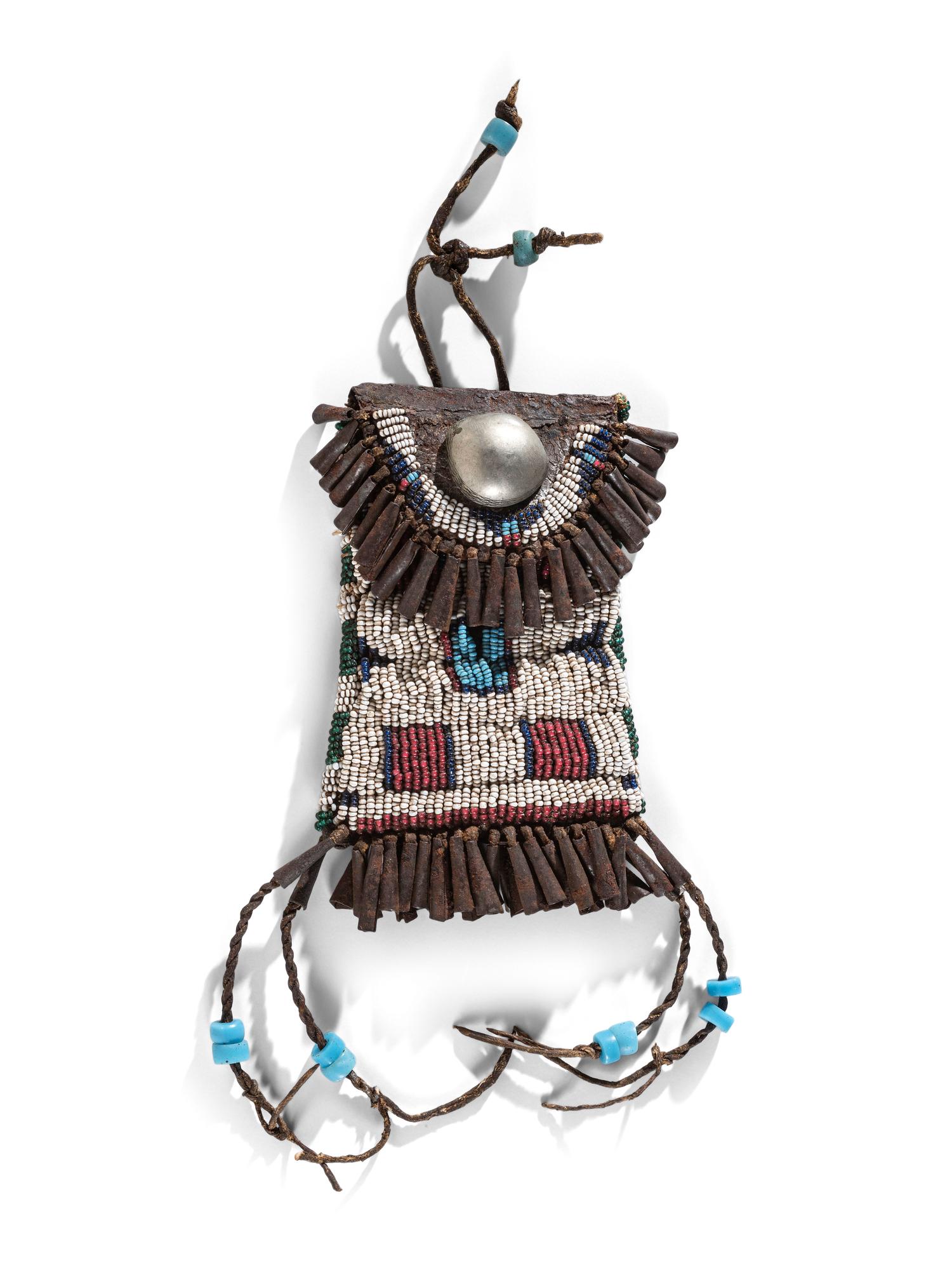 Sioux Beaded Hide Strike-a-Light Bag