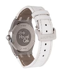 AUDEMARS PIGUET, REF. 67601ST STAINLESS STEEL AND DIAMOND 'LADY ROYAL OAK' DATE WATCH