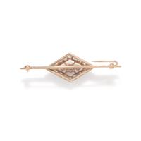 EDWARDIAN, DIAMOND BAR PIN