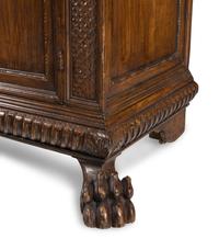 An Italian Baroque Grain-Painted Console Cabinet