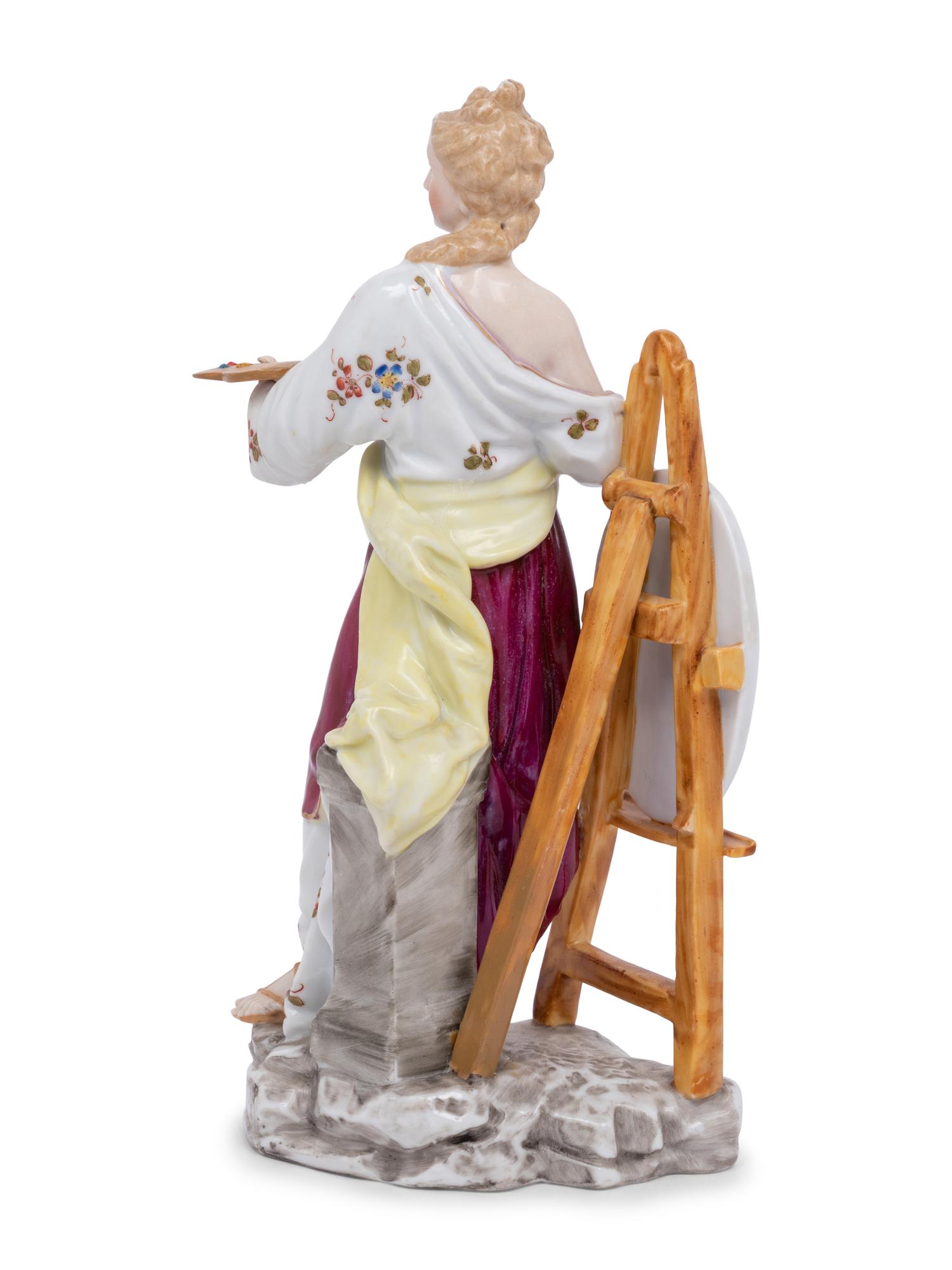 A Continental Porcelain Allegorical Figure