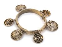 A Whiting & Davis Charm Hinge Bracelet,