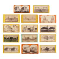 [Early Photography] Group of over 100 Stereoviews of Washington, DC, incl. landmarks and monuments