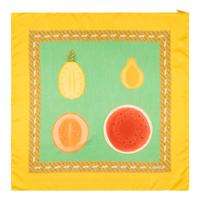 Five Designer Silk Scarves, Including Versace & Bulgari