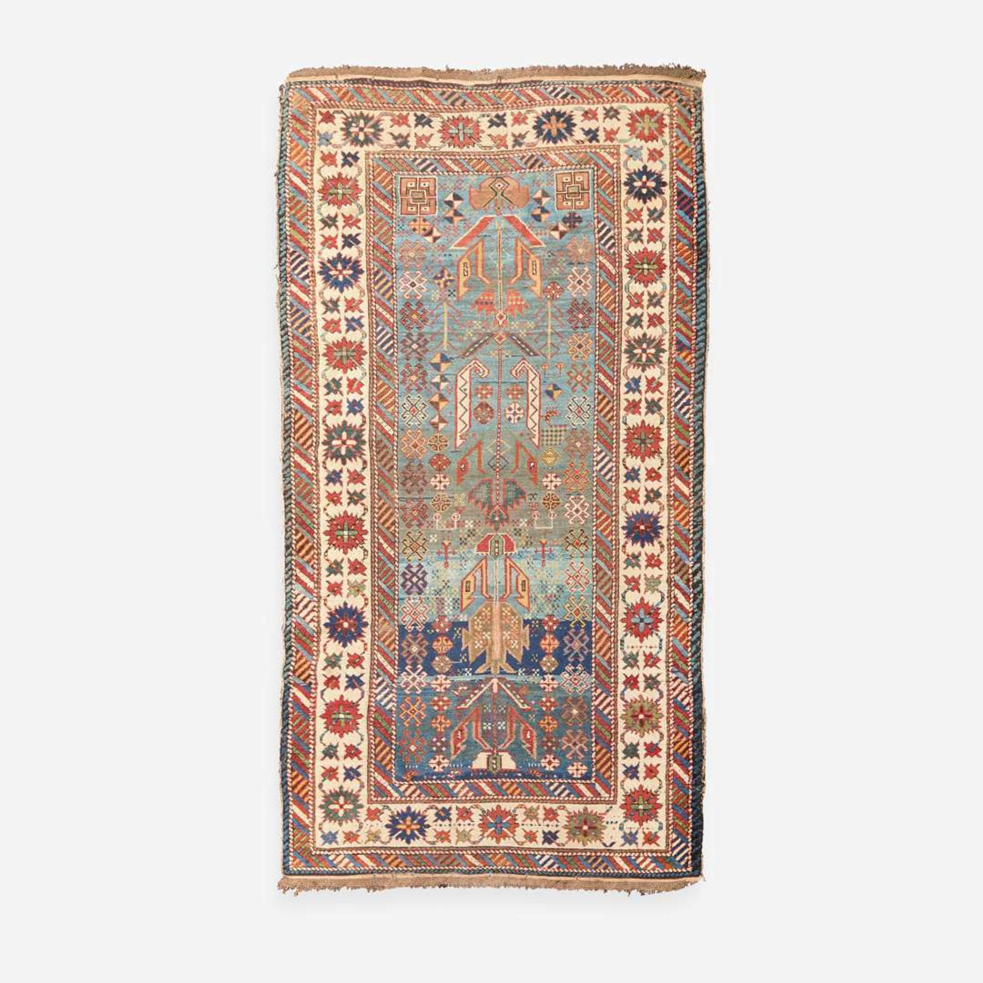 A Kuba rug late 19th century