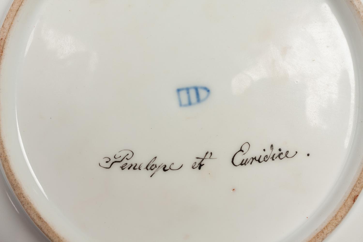 Two Vienna Porcelain Cabinet Plates