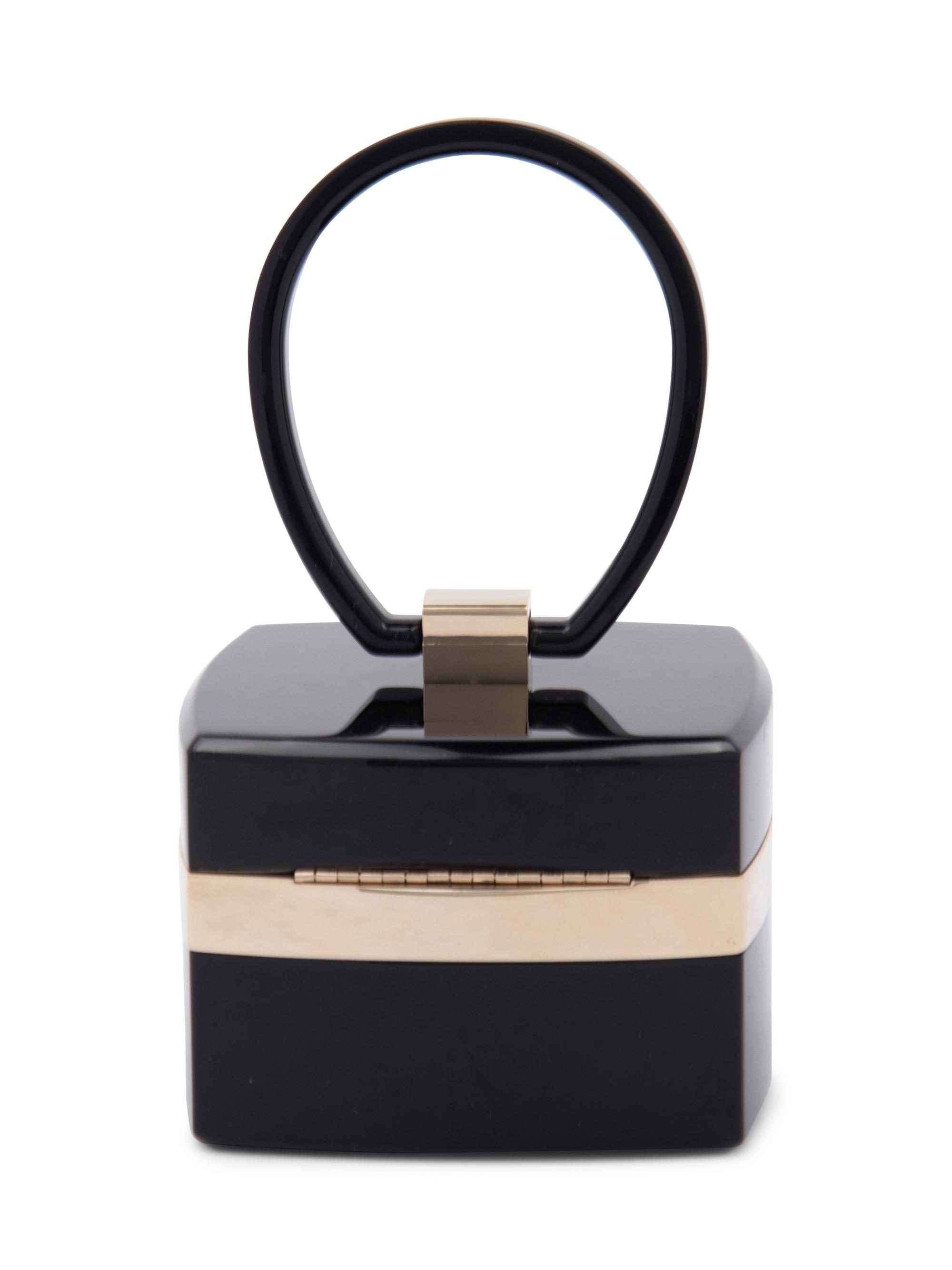 Chanel Black Resin Top Handle Bag, Autumn 2004