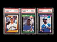 A Group of 12 Ken Griffey Jr. PSA Graded Rookie Cards,