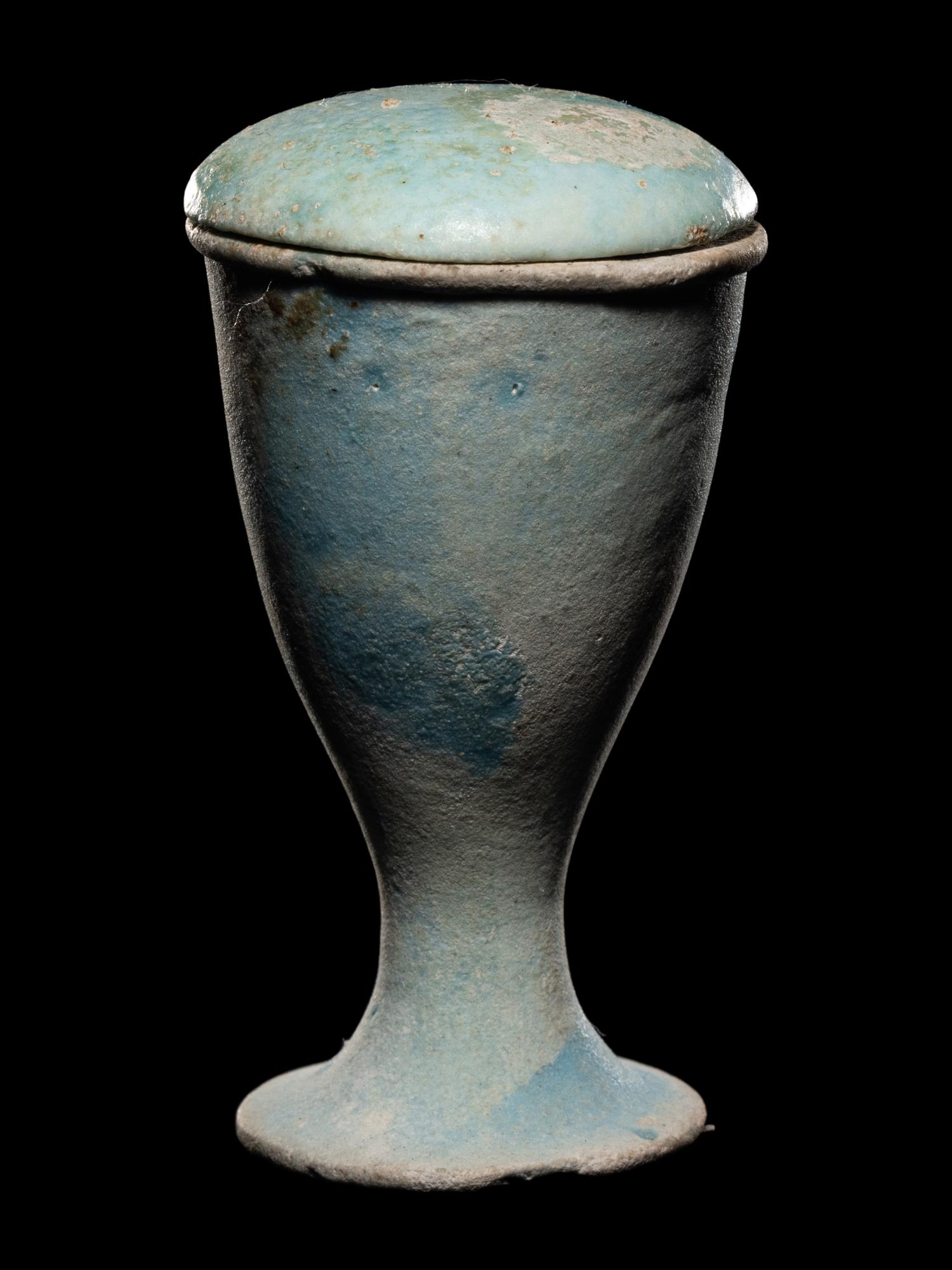 Two Egyptian Faience Cups